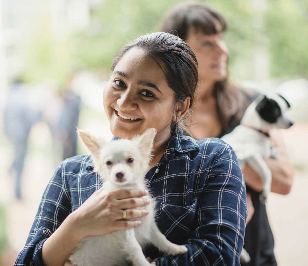 If you're looking for wellness at work ideas, puppy love™ is here for you.