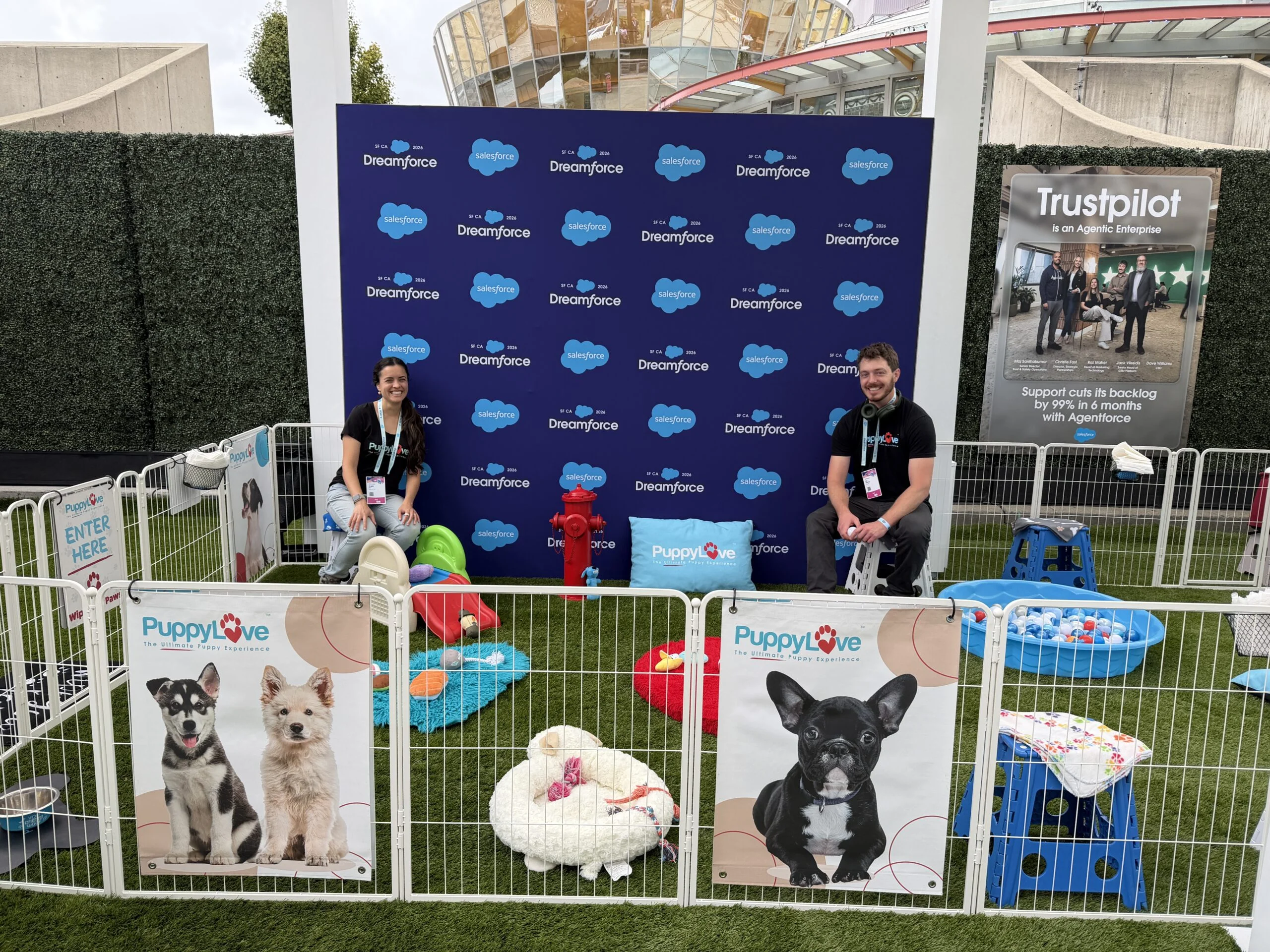 Puppy love brings joy to the final day of dreamforce 2026 5