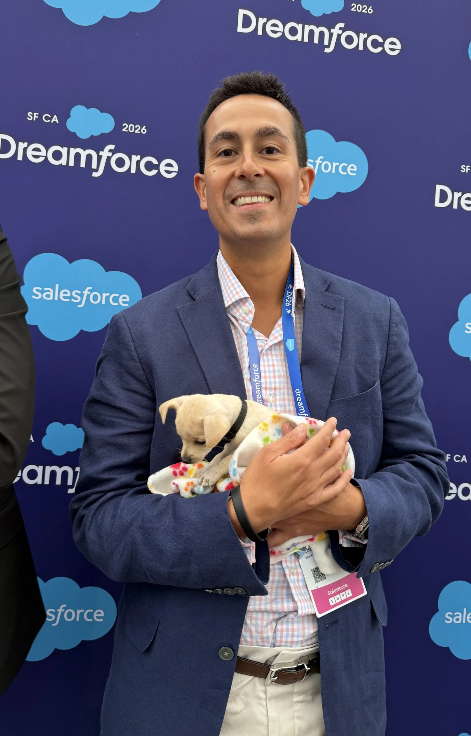 Puppy love brings joy to the final day of dreamforce 2026 10