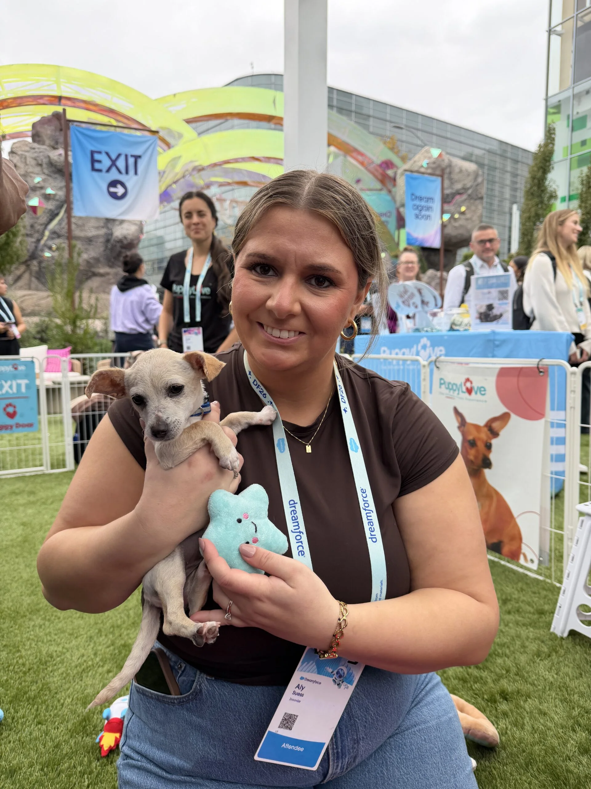 Puppy love brings joy to the final day of dreamforce 2026 1